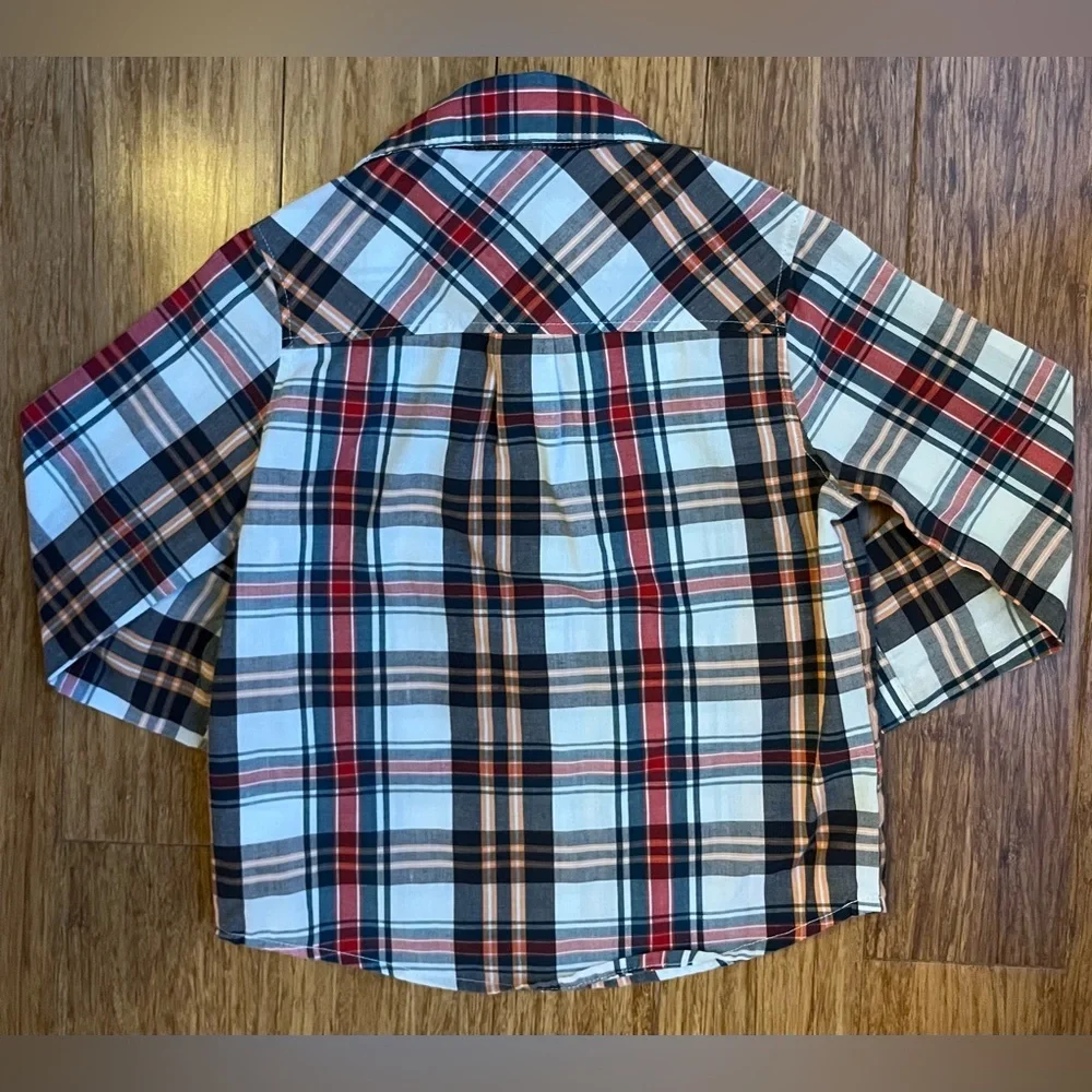 French toast long sleeve boys dress shirt size 2t button up. 1573
